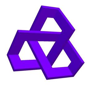 SURFACE TREFOIL KNOT 1