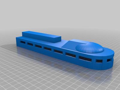 Fictional model airport terminal