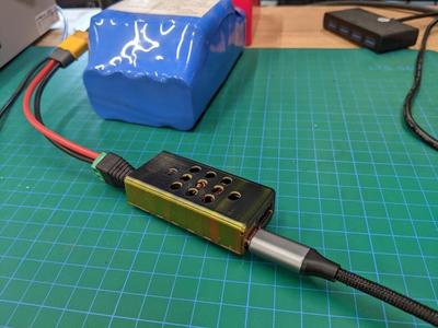 USB-C PD 12V-96V 65W DC-DC Case