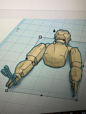 articulated gorilla tag with stick