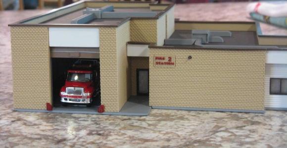 HO Scale Fire Station No. 2 Fort Smith Arkansas