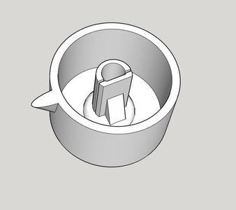 Program knob for dishwashers or other household appliances.