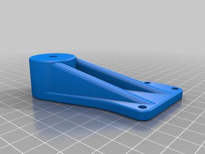 Hor/Vert Bracket Remix, for mounting BTT PITFT50 or similar, to a printer using the Raspberry mounts