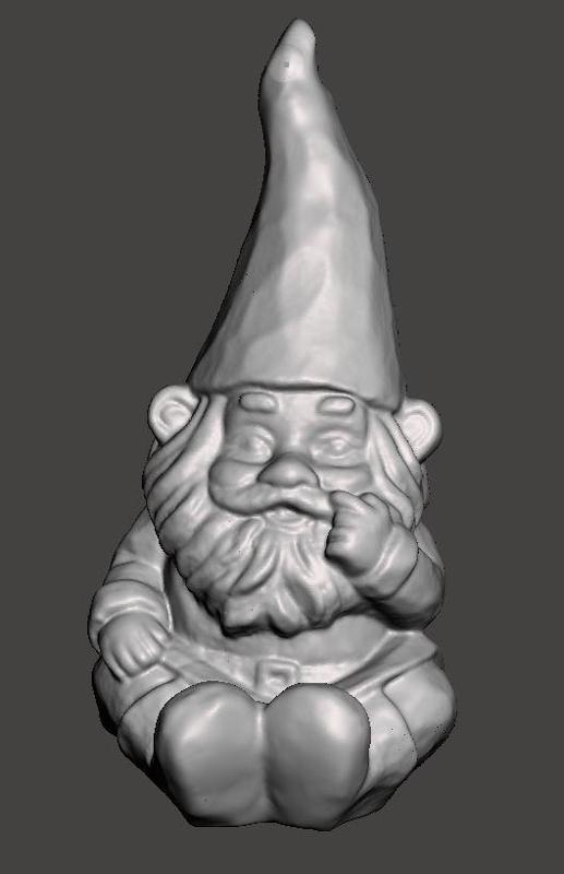 Gnome, Garden Gnome Picking Nose 