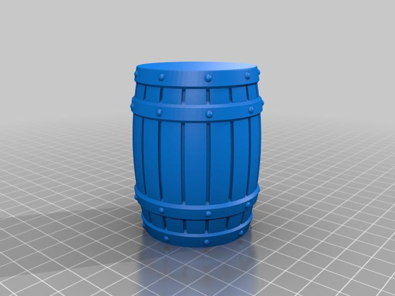 Barrel vase