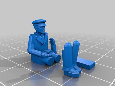 Lledo drawn wagon driver 3