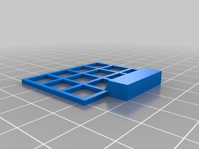 American Plastic Bricks window frame muntin.