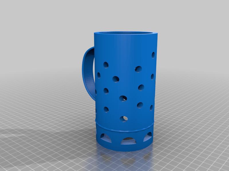 Holed clog 16oz can cup. (Blank can cup remix)