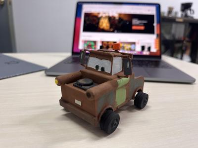 Tom Mater cars kit card