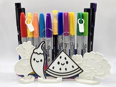 Cute Fruit Veggie Coloring