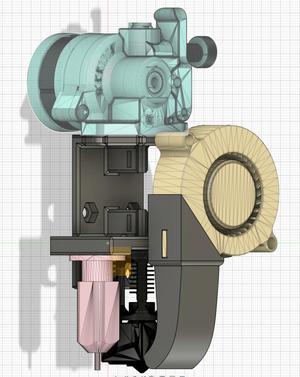 Carrier for Phaetus Dragon X Orbiter v2.0 X 5015 Fan