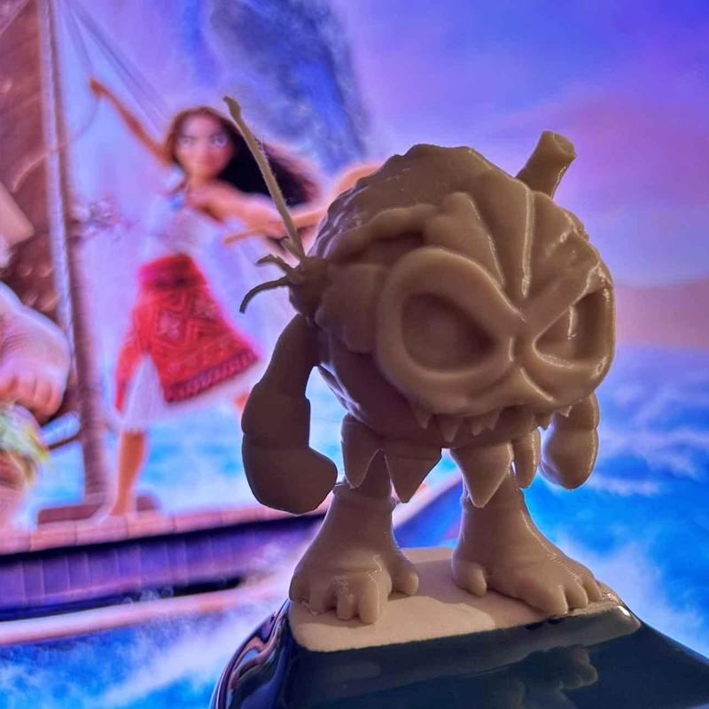 Figure of Kotu - The Kakamora Warrior from Vaiana 2