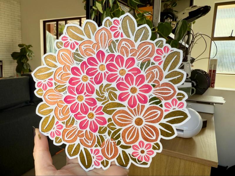 Adult Coloring - Floral 