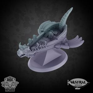 Dragon Yacht Astral Ship (miniature version)