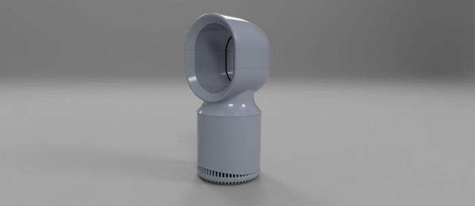 Bladeless PC Noctua 120mm Fan for Workshop, Desk, and Bedside Use