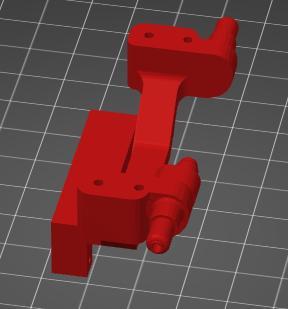 wpl c24 servo axle mount with 10mm lift