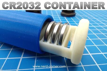CR2032 Battery Container for 22pcs