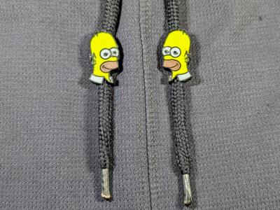 Homer Simpson Hoodie Drawstring Bead