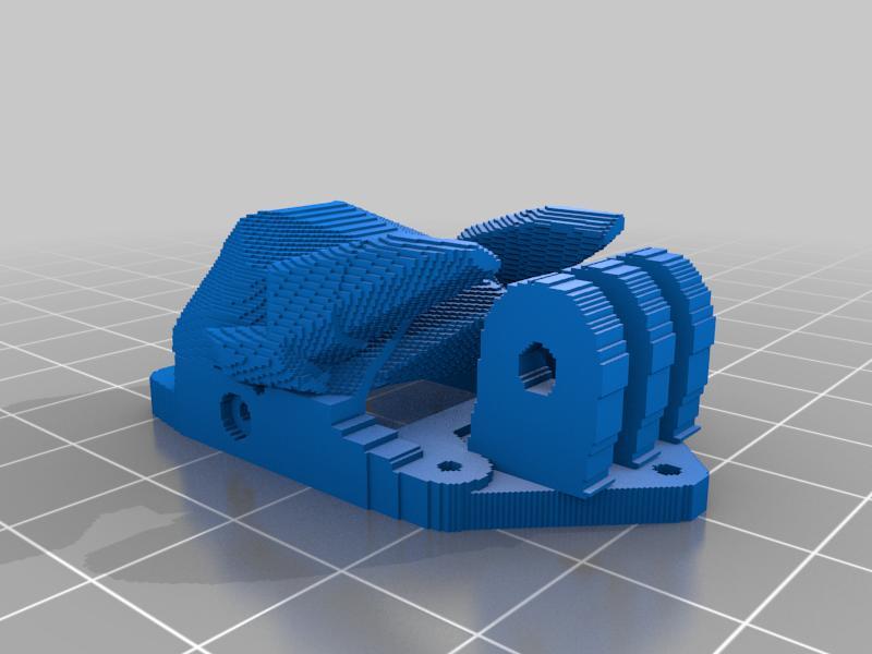 OddityRC 25 Caddx Turbo EOS2 cam & mount Go2 base 3 holes XDB.Action05