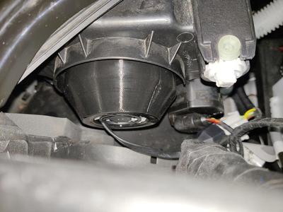 VW Up Philips LED H4 Retrofit dust cover