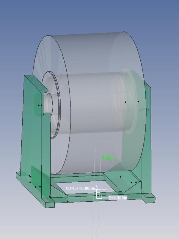 4x7 Label Roll Holder