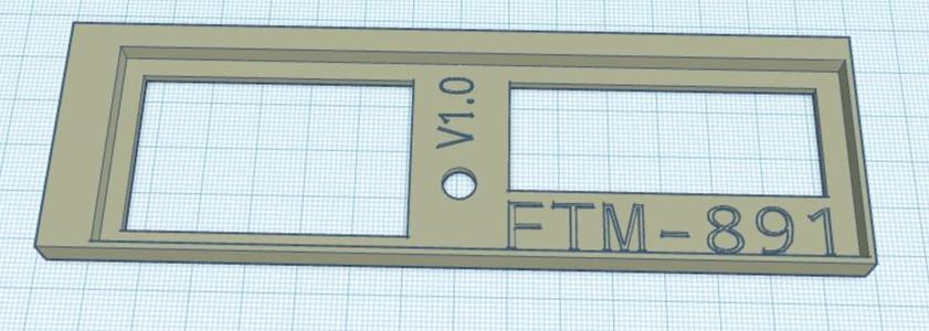 Yaesu FTM-891 Surround Bracket