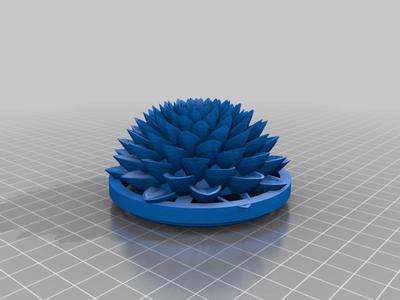 poly lotus zeotope fidget spinner