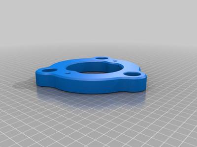 ZWO AM5 PE200 pier adapter for iOptron piers