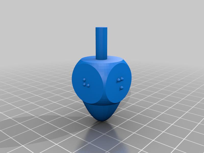 Braille Dreidel