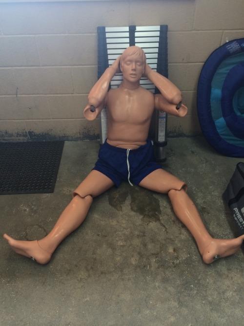 Mannequin de sauvetage aquatique Oscar au 1/2eme