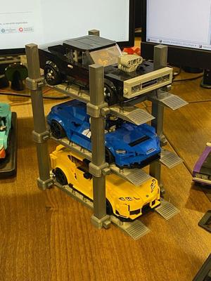 3 Car Post - Lego Speed Champions