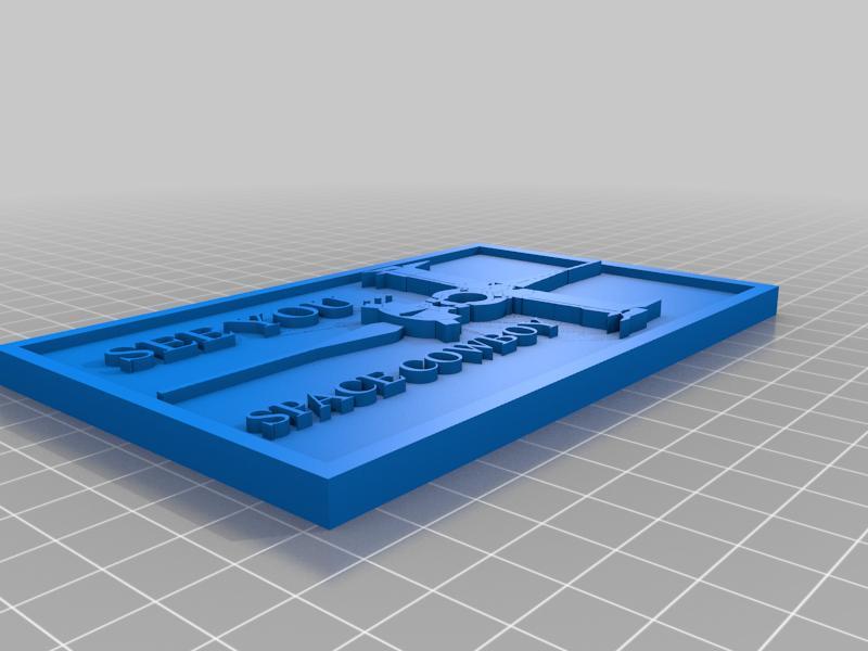 Cowboy Bebop Swordfish II Plaque