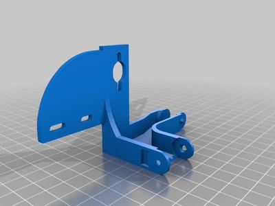 Extruder Mount Alu  28mm with filament run out sensor