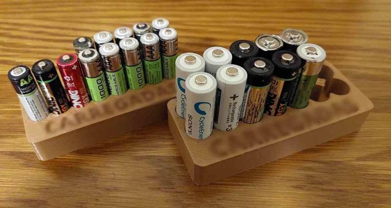 AA / AAA Charged and Empty Battery Holders