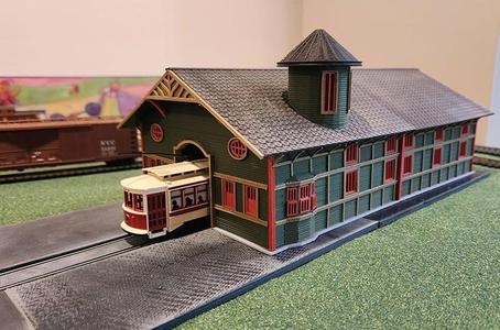 HO Scale Trolley Barn