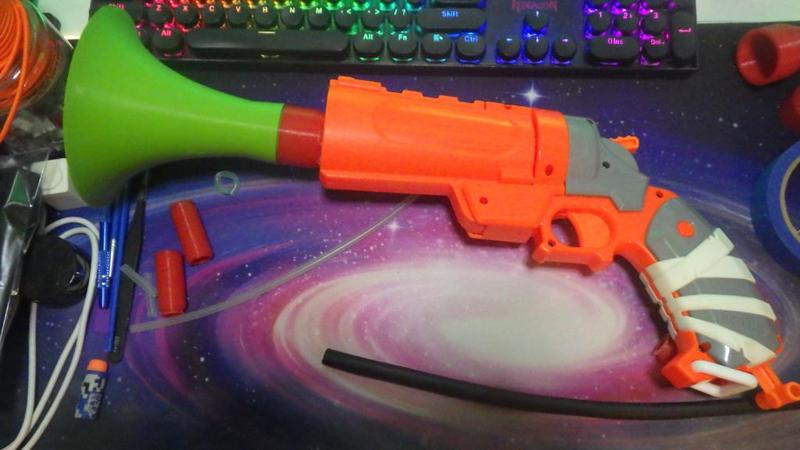 Nerf super flare/superflare "trumpet gun" blunderbuss conversion