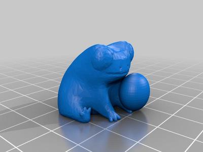 fred the basket ball   frog