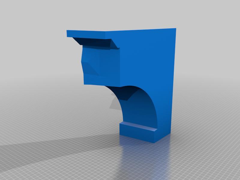 Corbel concrete form