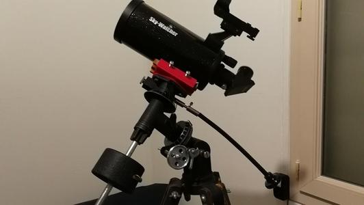 Adaptor for vintage EQ1/2 type telescope mount