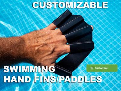 TPU Hand Fin Flexible Finger Paddle