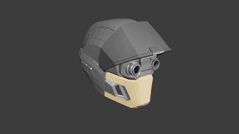 Helldivers 2 Trailblazer Helmet (Divided)