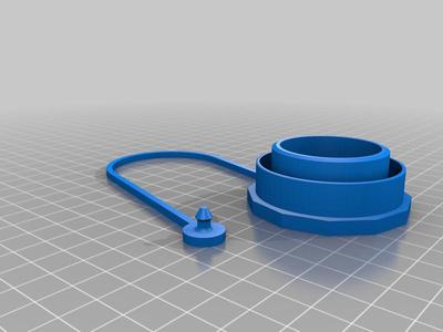 Ram capless fuel cap