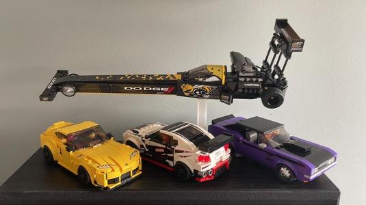 Lego speed champions Dodge stand 76904