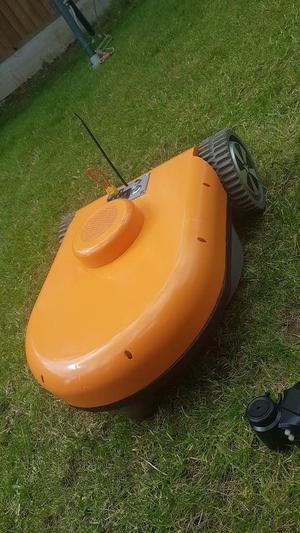 Hoverboard based RC lawnmower project 