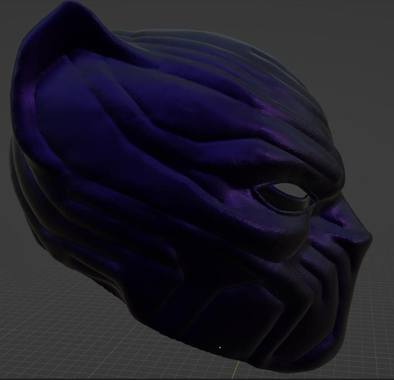 black panther helmet