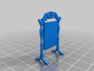 Miniature fire screen