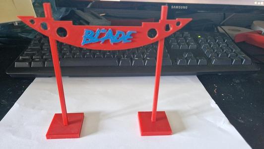 The Blade entrance - Alton Towers