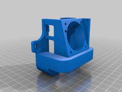 Mini Satsana Duct Remix for Creality Spider 3.0 (V3) Hotend