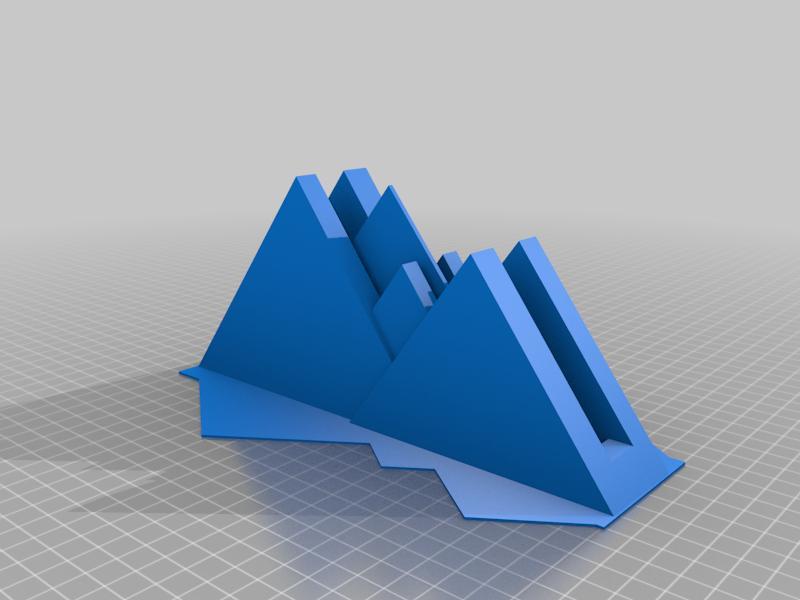 Mountain Shaped Mat Stand