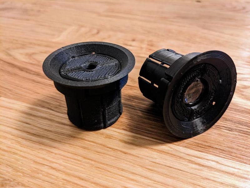 Simple single lens 1,25" eyepiece